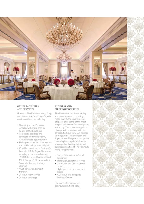 Hotel Fact Sheet - Page 5